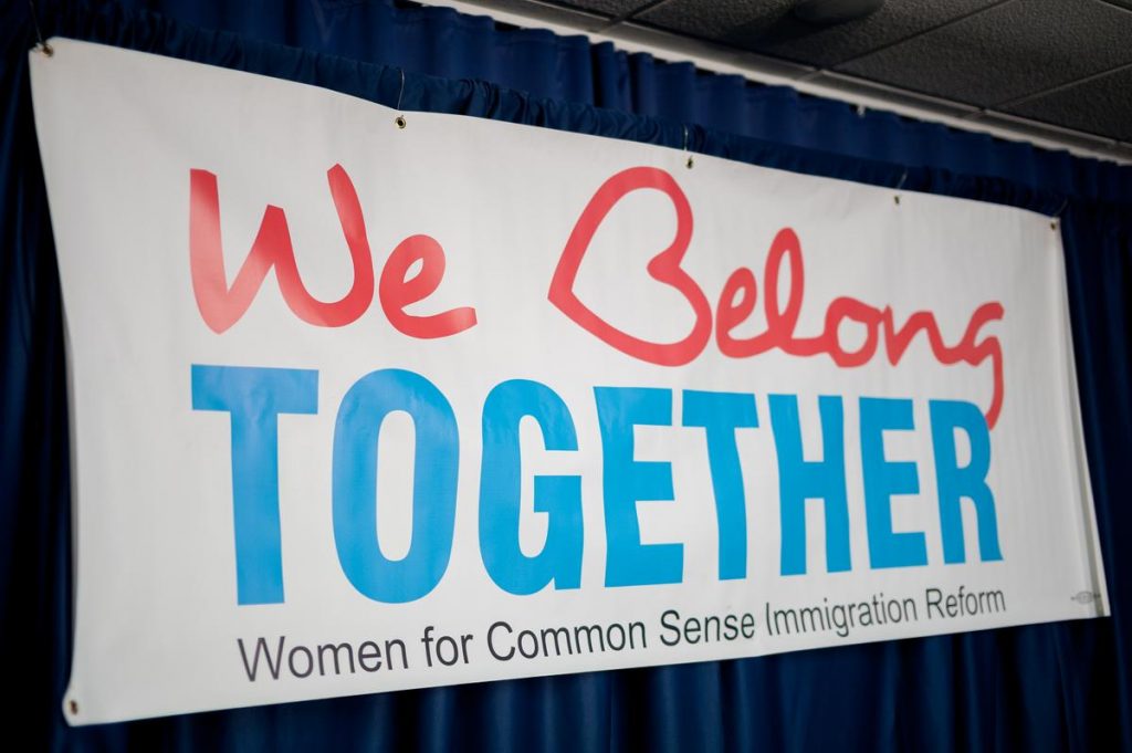 Launched We Belong Together, immigration campaign