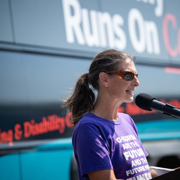 Care Can't Wait Bus Tour 2024 - Milwaukee, Wisconsin. Photo credit: @MovementPhotographer