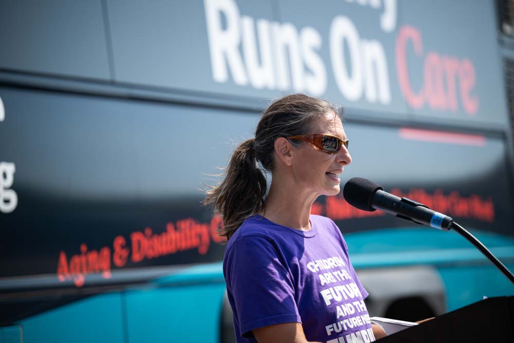 Care Can't Wait Bus Tour 2024 - Milwaukee, Wisconsin. Photo credit: @MovementPhotographer