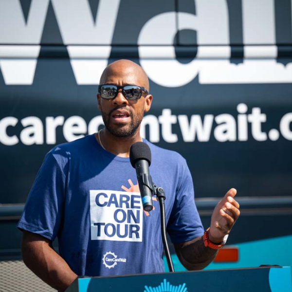 Care Can't Wait Bus Tour 2024 - Milwaukee, Wisconsin. Photo credit: @MovementPhotographer