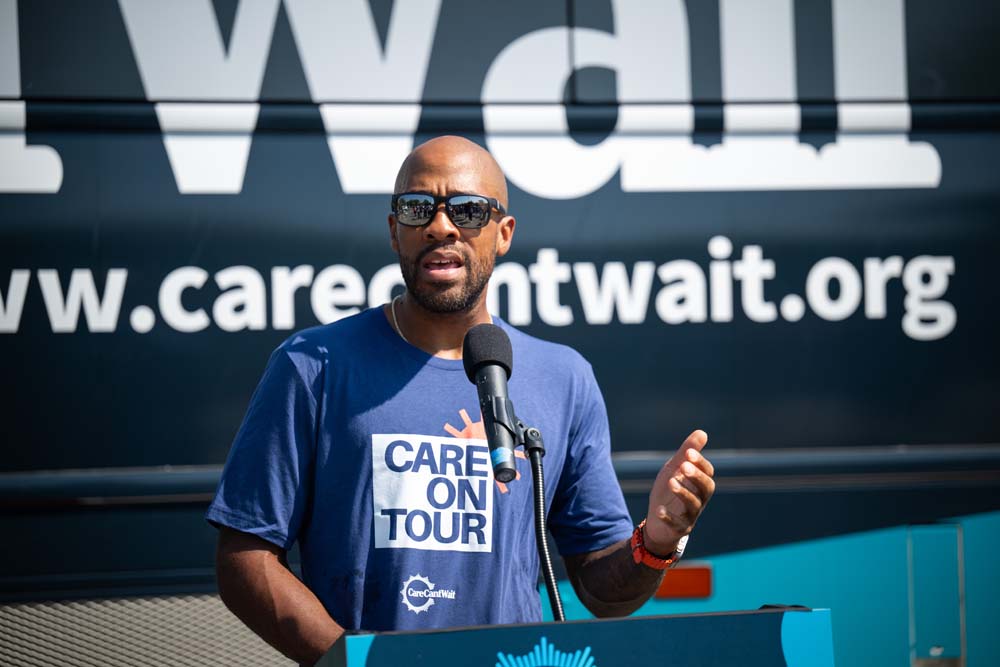 Care Can't Wait Bus Tour 2024 - Milwaukee, Wisconsin. Photo credit: @MovementPhotographer