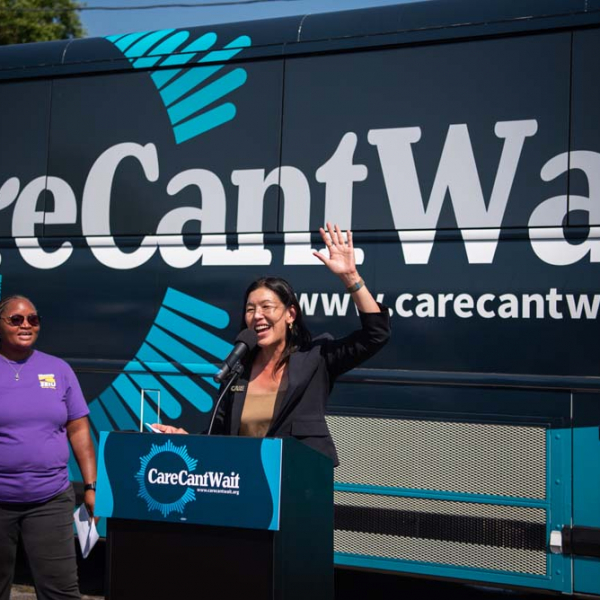 Care Can't Wait Bus Tour 2024 - Milwaukee, Wisconsin. Photo credit: @MovementPhotographer