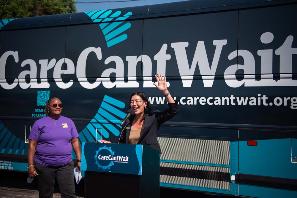 Care Can't Wait Bus Tour 2024 - Milwaukee, Wisconsin. Photo credit: @MovementPhotographer