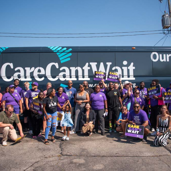 Care Can't Wait Bus Tour 2024 - Milwaukee, Wisconsin. Photo credit: @MovementPhotographer