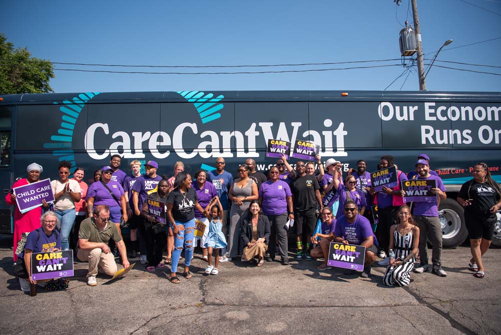 Care Can't Wait Bus Tour 2024 - Milwaukee, Wisconsin. Photo credit: @MovementPhotographer