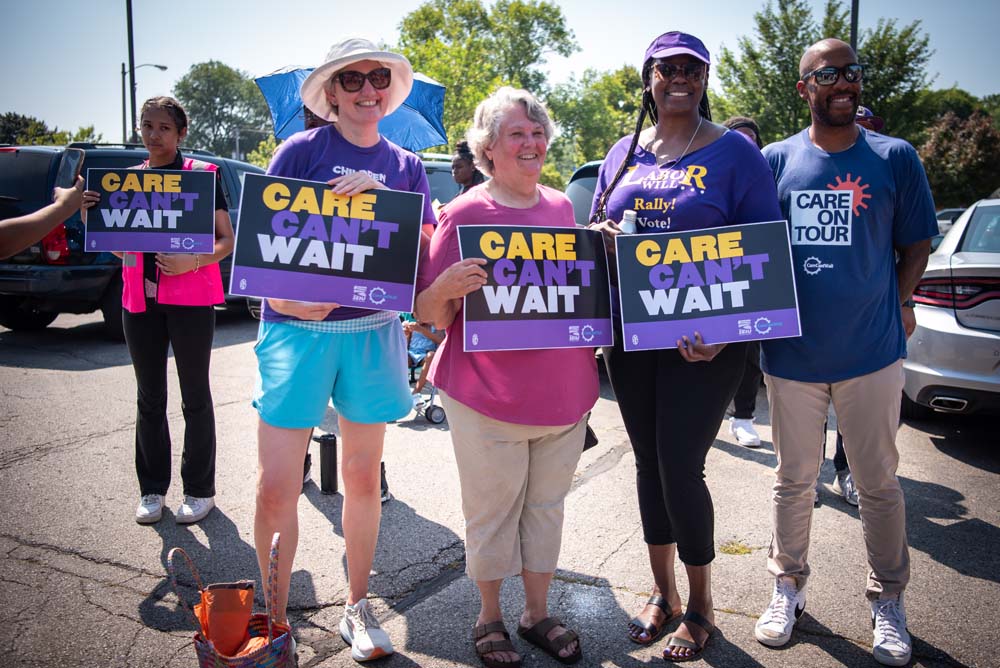 Care Can't Wait Bus Tour 2024 - Milwaukee, Wisconsin. Photo credit: @MovementPhotographer