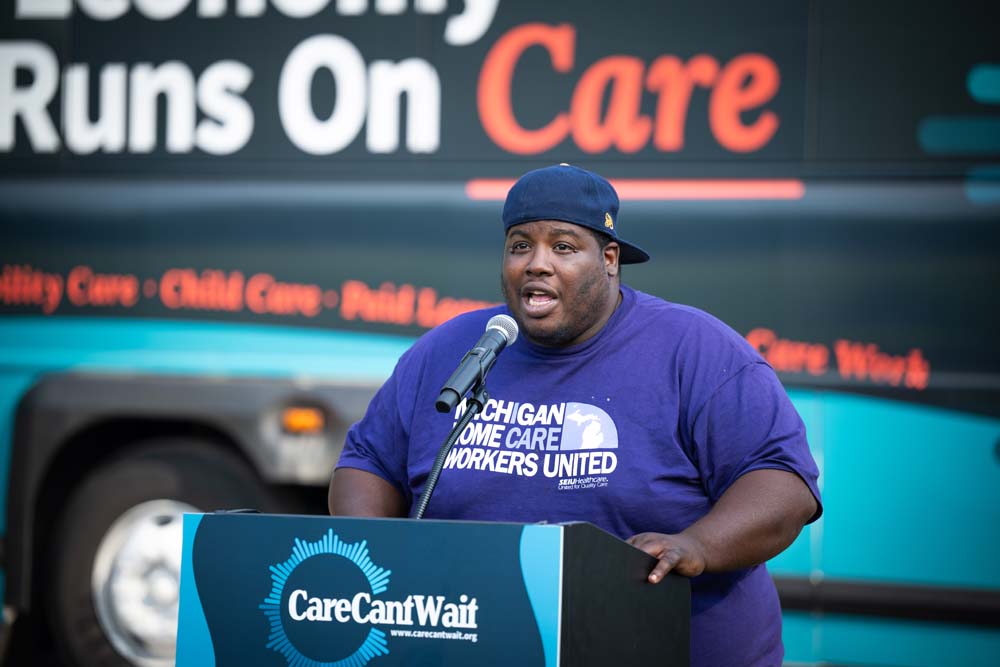 Care Can't Wait Bus Tour 2024 - Grand Rapids, Michigan. Photo credit: @MovementPhotographer