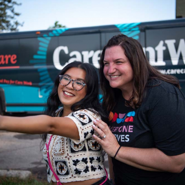 Care Can't Wait Bus Tour 2024 - Grand Rapids, Michigan. Photo credit: @MovementPhotographer