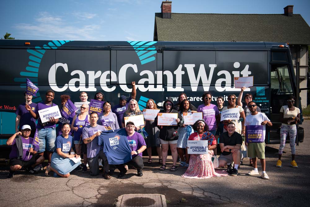 Care Can't Wait Bus Tour 2024 - Grand Rapids, Michigan. Photo credit: @MovementPhotographer