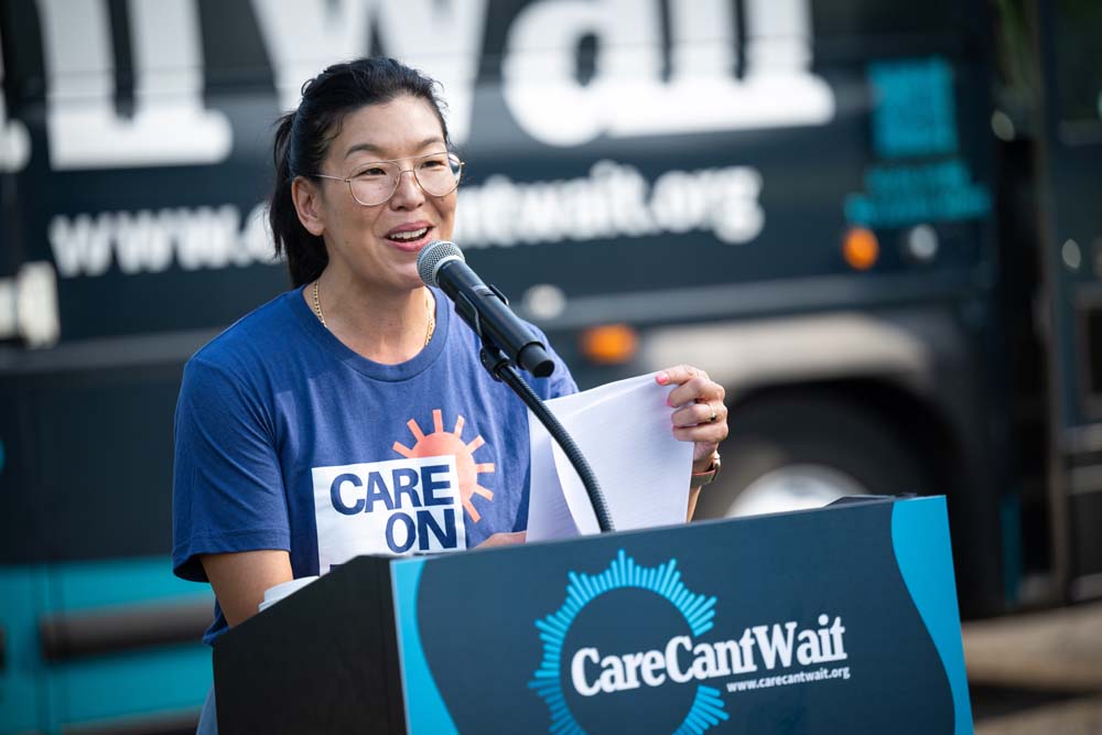 Care Can't Wait Bus Tour 2024 - Grand Rapids, Michigan. Photo credit: @MovementPhotographer